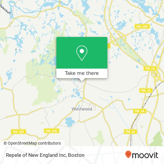 Mapa de Repele of New England Inc