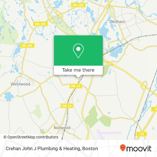 Mapa de Crehan John J Plumbing & Heating