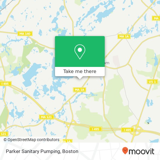 Mapa de Parker Sanitary Pumping