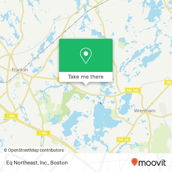 Eq Northeast, Inc. map