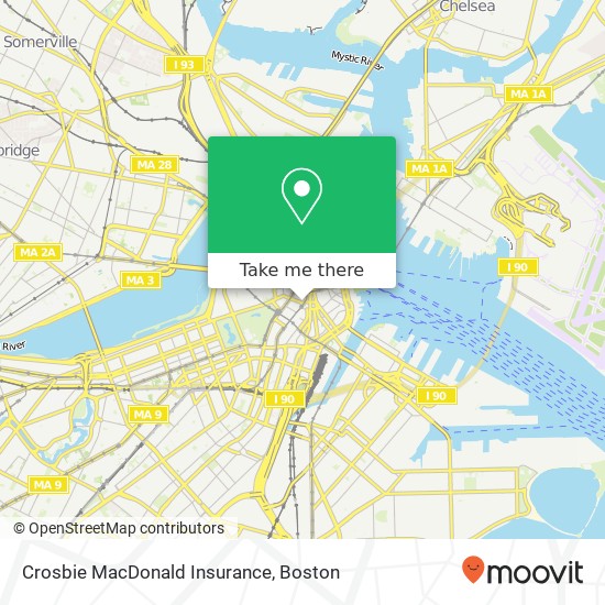 Crosbie MacDonald Insurance map