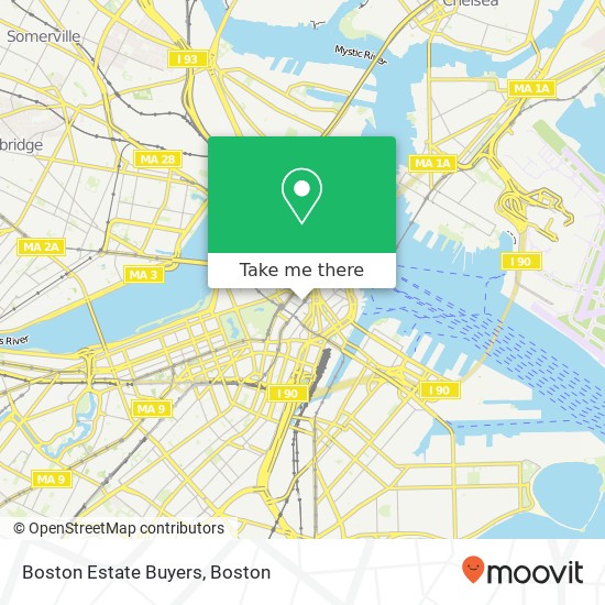 Mapa de Boston Estate Buyers