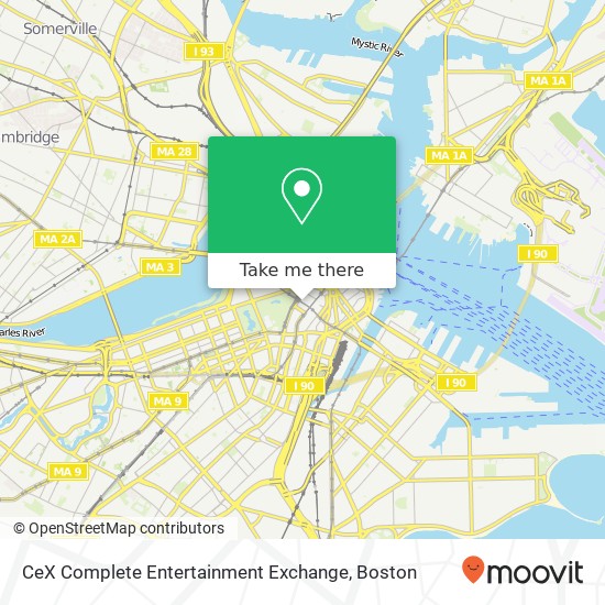 CeX Complete Entertainment Exchange map