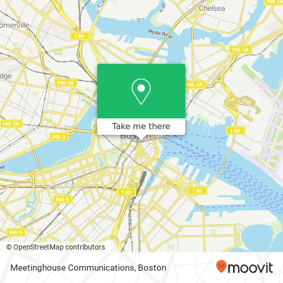 Meetinghouse Communications map