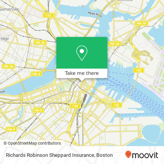 Richards Robinson Sheppard Insurance map