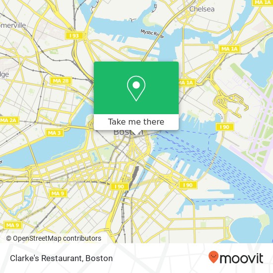 Mapa de Clarke's Restaurant