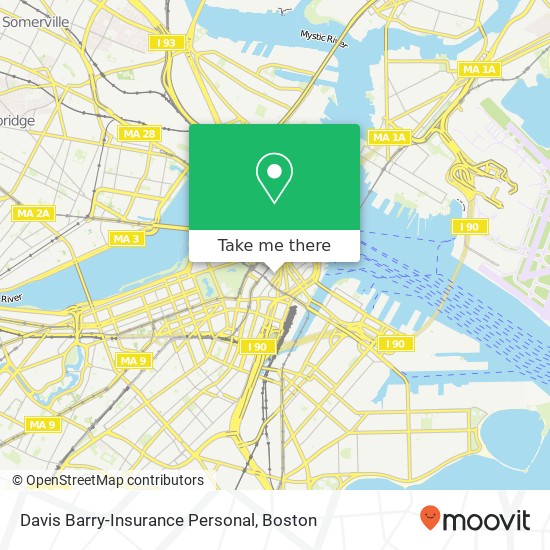 Mapa de Davis Barry-Insurance Personal