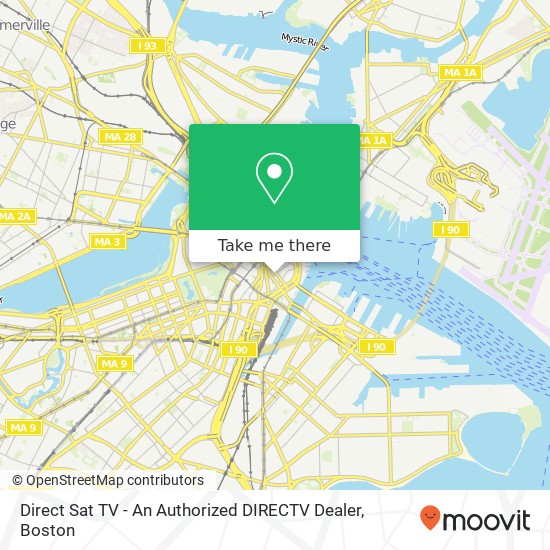 Mapa de Direct Sat TV - An Authorized DIRECTV Dealer