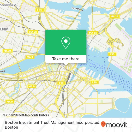 Boston Investment Trust Management Incorporated map