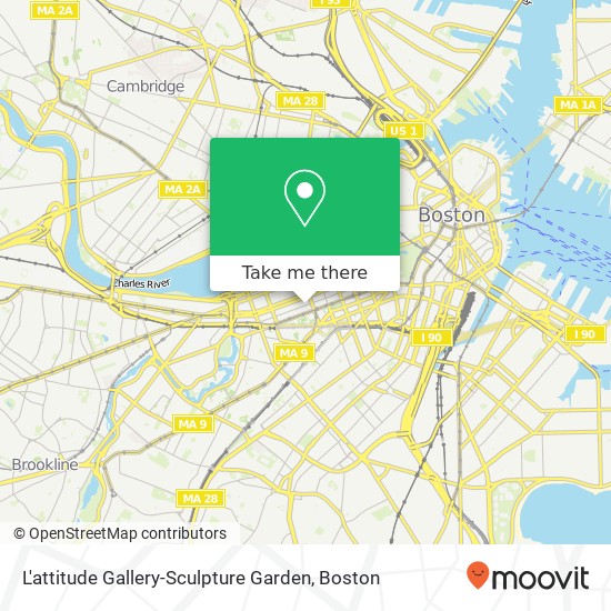 L'attitude Gallery-Sculpture Garden map