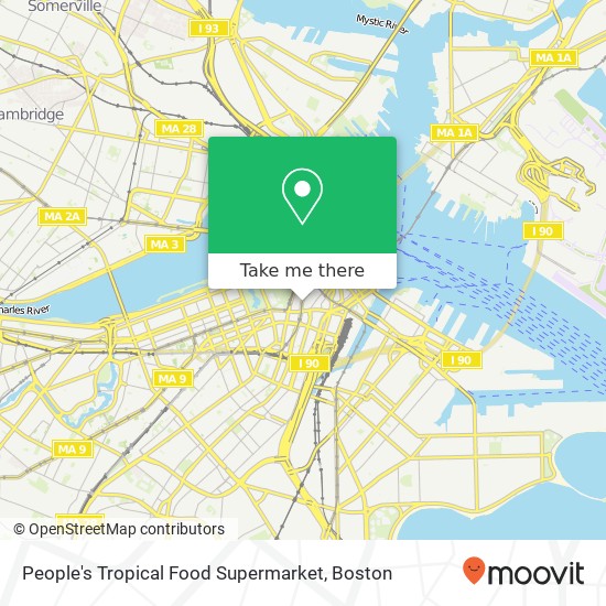 People's Tropical Food Supermarket map