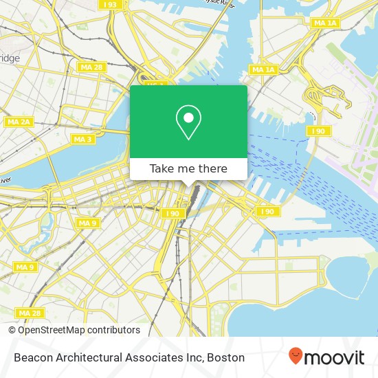 Beacon Architectural Associates Inc map