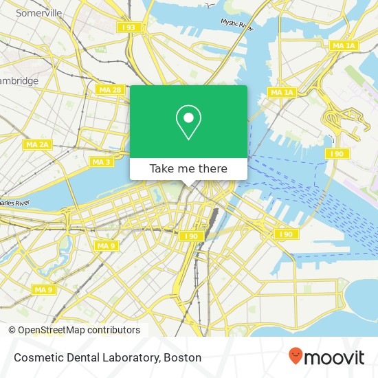 Mapa de Cosmetic Dental Laboratory