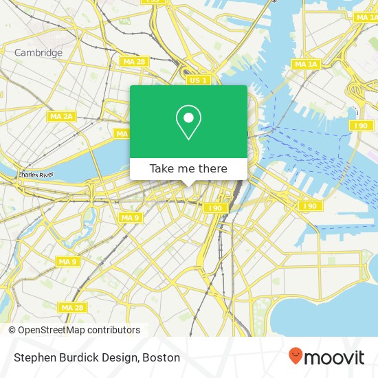 Stephen Burdick Design map