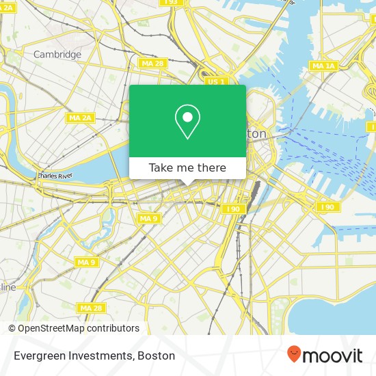 Mapa de Evergreen Investments