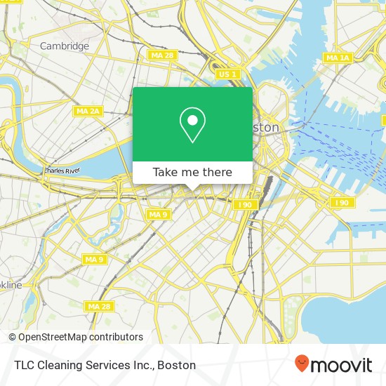 Mapa de TLC Cleaning Services Inc.