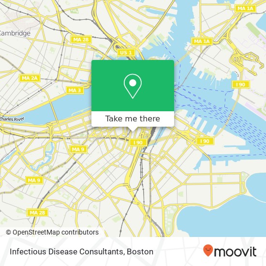 Infectious Disease Consultants map
