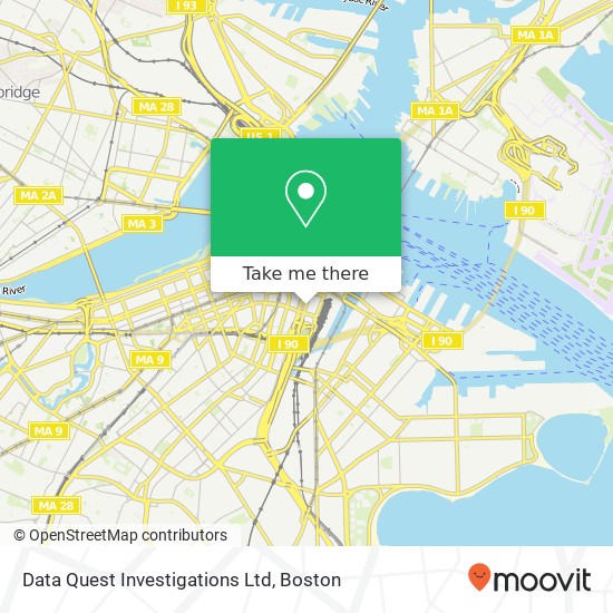 Mapa de Data Quest Investigations Ltd