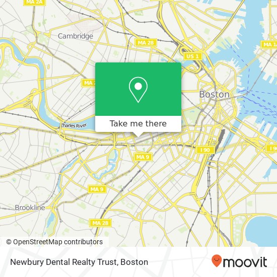 Mapa de Newbury Dental Realty Trust