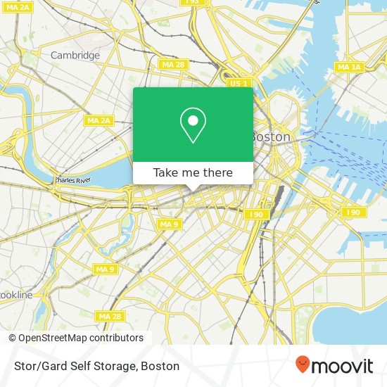 Stor/Gard Self Storage map