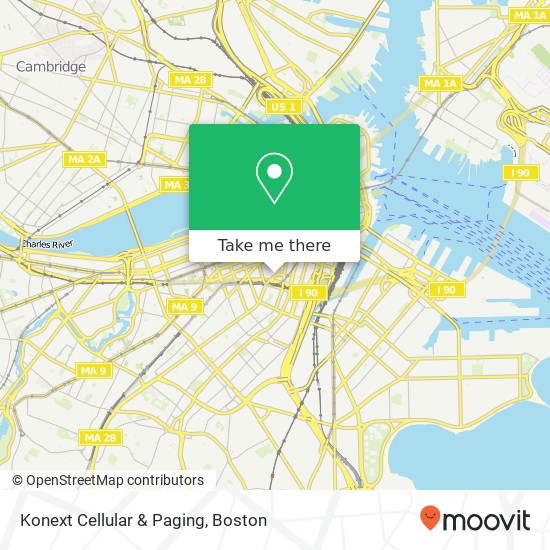 Mapa de Konext Cellular & Paging