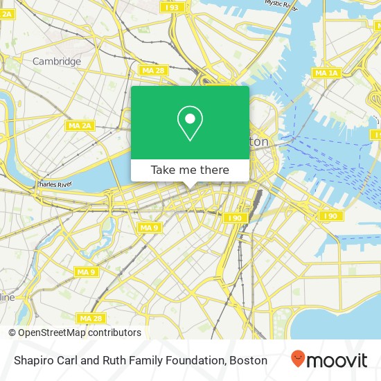 Shapiro Carl and Ruth Family Foundation map