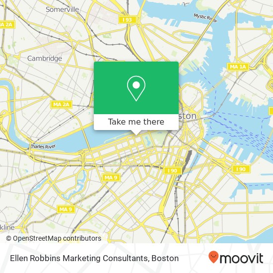 Ellen Robbins Marketing Consultants map