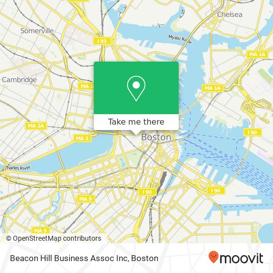 Mapa de Beacon Hill Business Assoc Inc