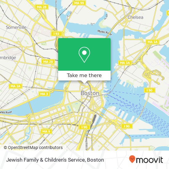 Mapa de Jewish Family & Children's Service