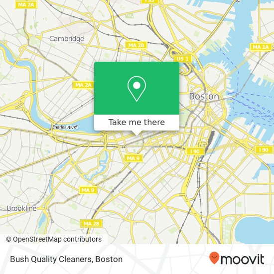 Bush Quality Cleaners map