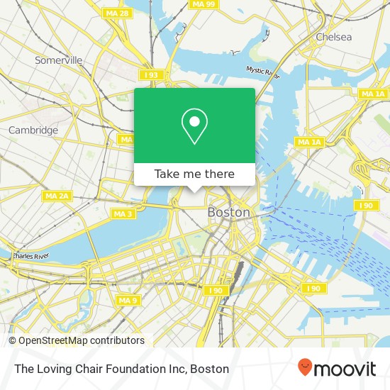 Mapa de The Loving Chair Foundation Inc