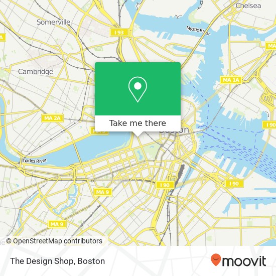 The Design Shop map