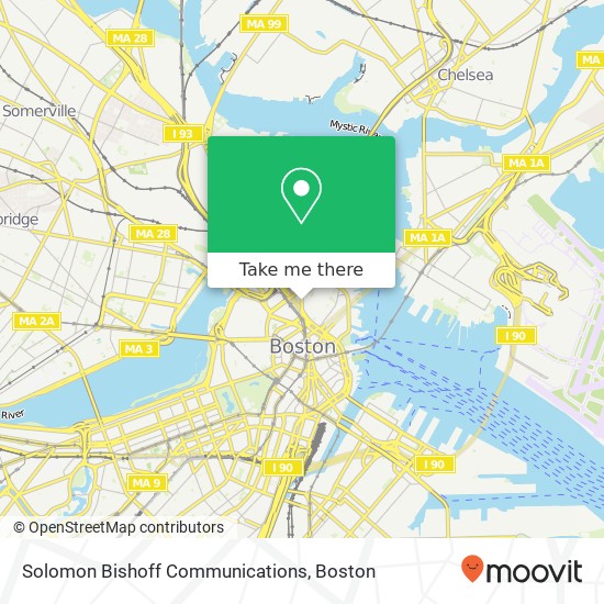 Mapa de Solomon Bishoff Communications