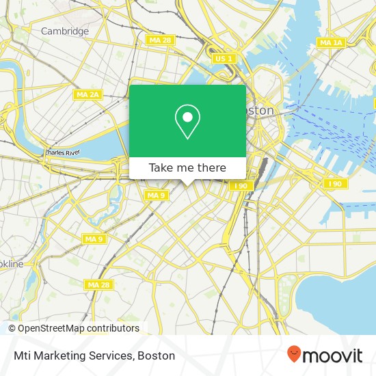 Mti Marketing Services map
