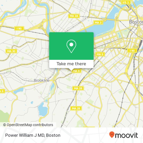Power William J MD map