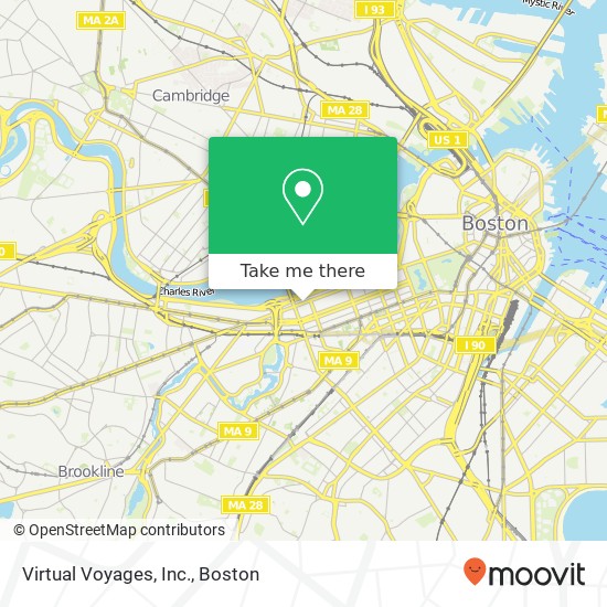 Virtual Voyages, Inc. map