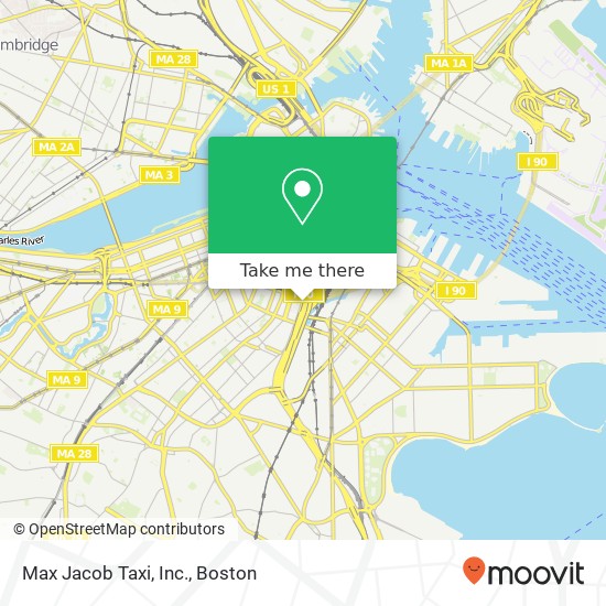 Max Jacob Taxi, Inc. map