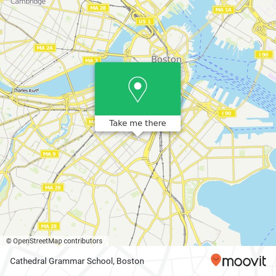 Cathedral Grammar School map