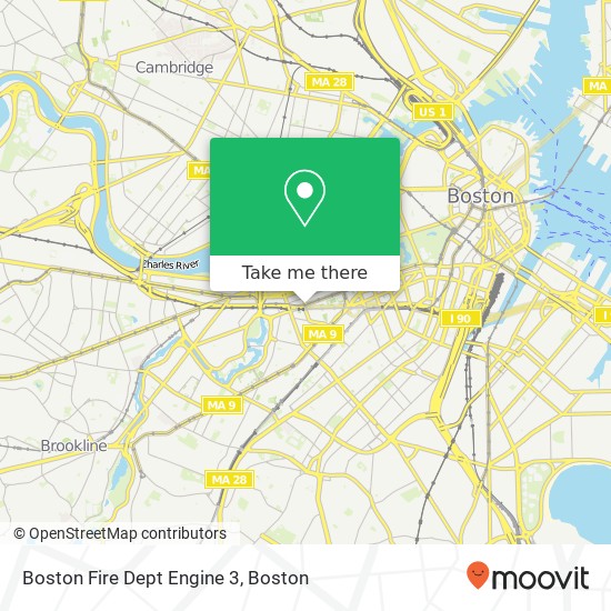 Boston Fire Dept Engine 3 map