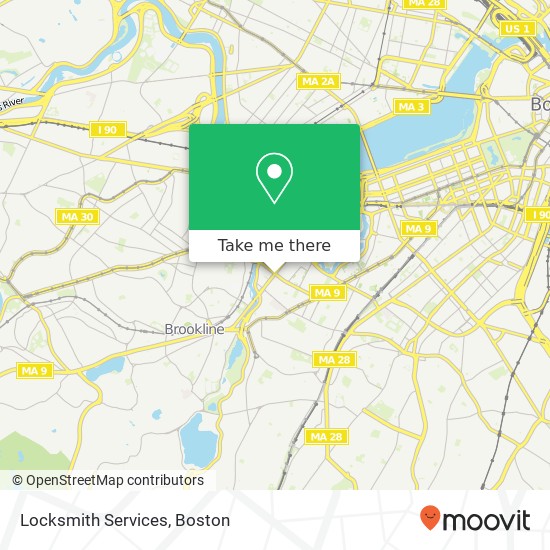 Mapa de Locksmith Services