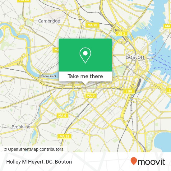 Mapa de Holley M Heyert, DC