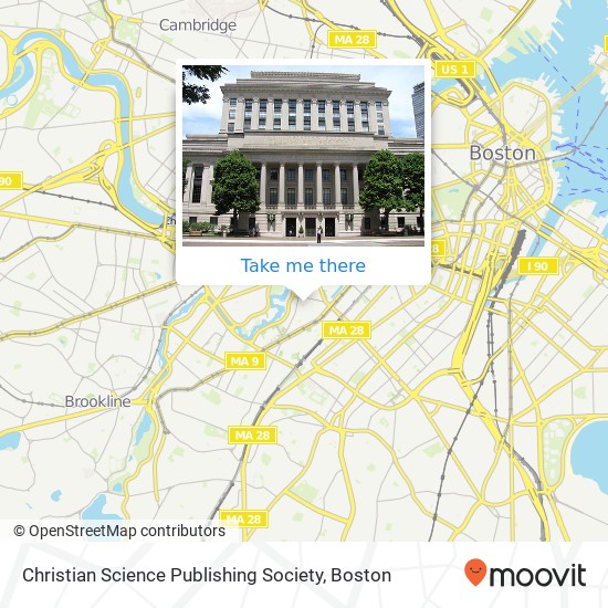 Christian Science Publishing Society map