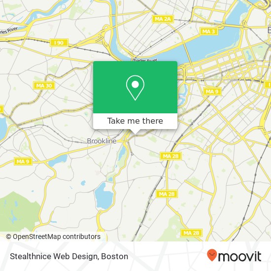 Mapa de Stealthnice Web Design