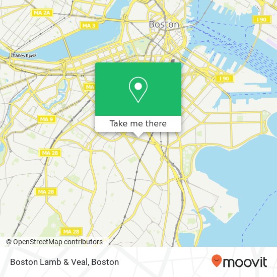 Boston Lamb & Veal map