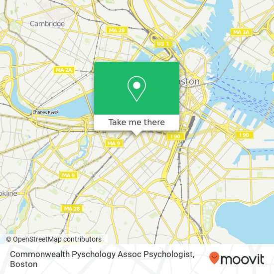 Commonwealth Pyschology Assoc Psychologist map