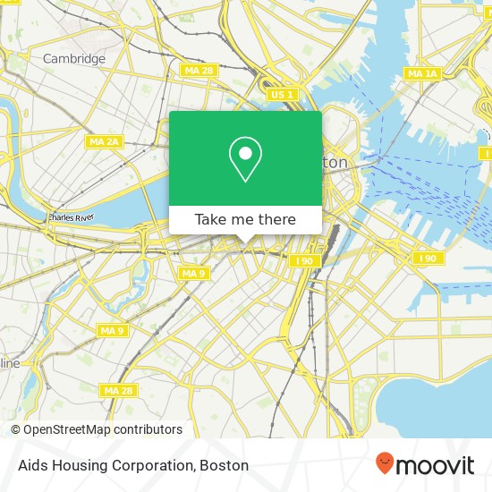 Aids Housing Corporation map