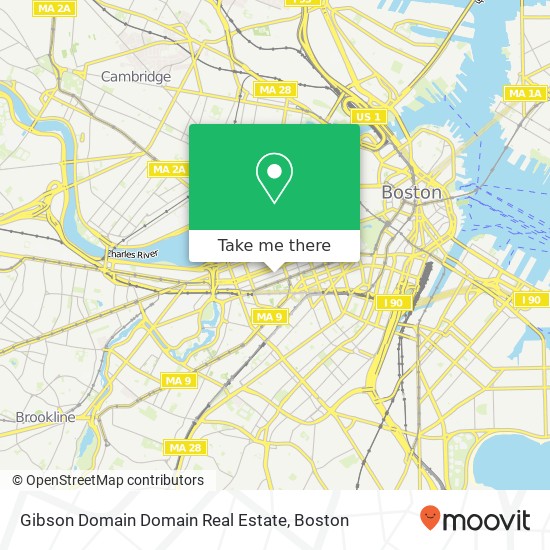 Gibson Domain Domain Real Estate map