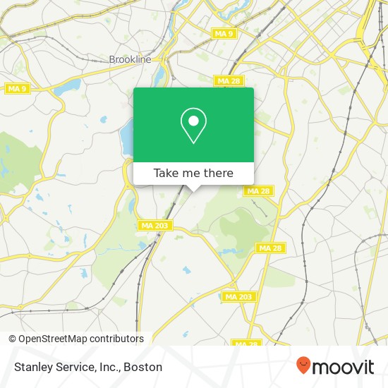 Stanley Service, Inc. map