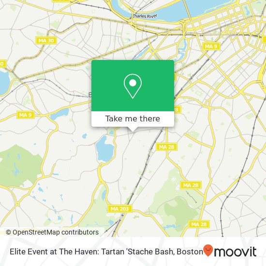 Mapa de Elite Event at The Haven: Tartan 'Stache Bash