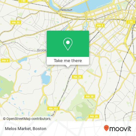 Mapa de Melos Market